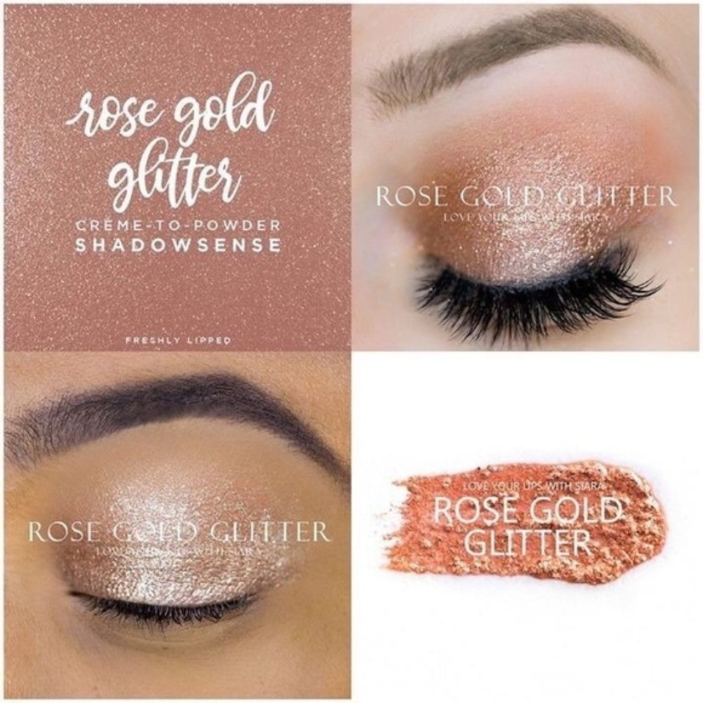 Senegence ShadowSense -- ROSE GOLD GLITTER